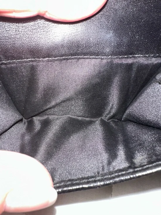 Coach Black and Cream Signature Buckle Wallet - Picture 9 of 16